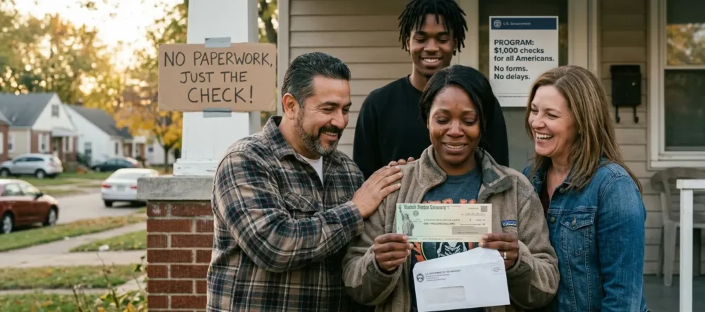 Americans to receive $1,000 check without paperwork