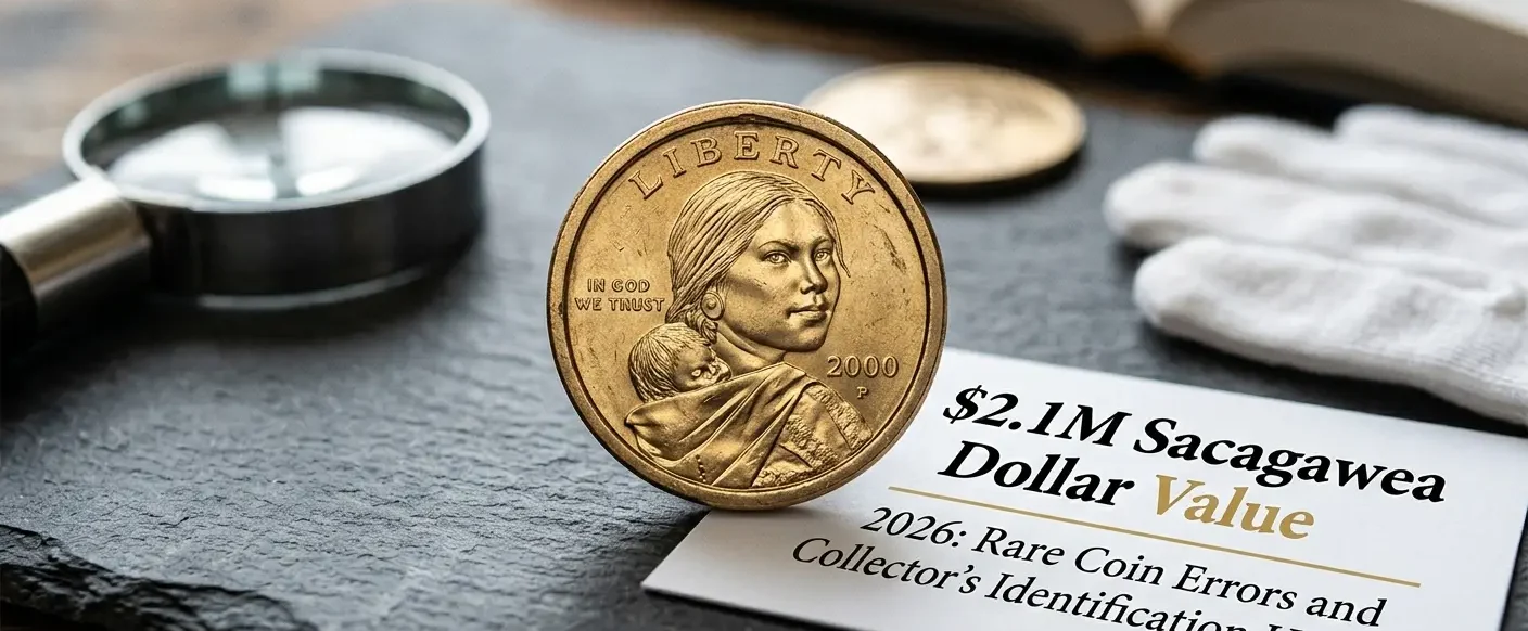 $2.1M Sacagawea Dollar Value 2026: Rare Coin Errors and Collector’s Identification Update